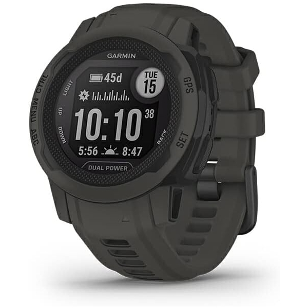 Smart Watch GARMIN Instinct 2S Dual Power 010-02564-40 Graphite Electronic Goods Wearable Devices