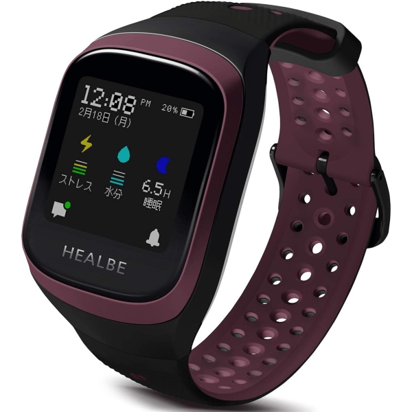 Smart Watch Healbe GoBe3 Burgundy Electronic Goods Wearable Devices