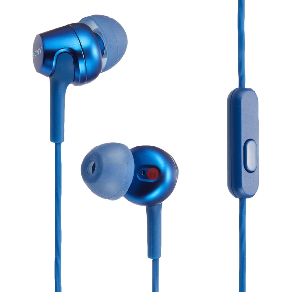 SONY MDR-EX255AP (L) blue Earphone Headphone