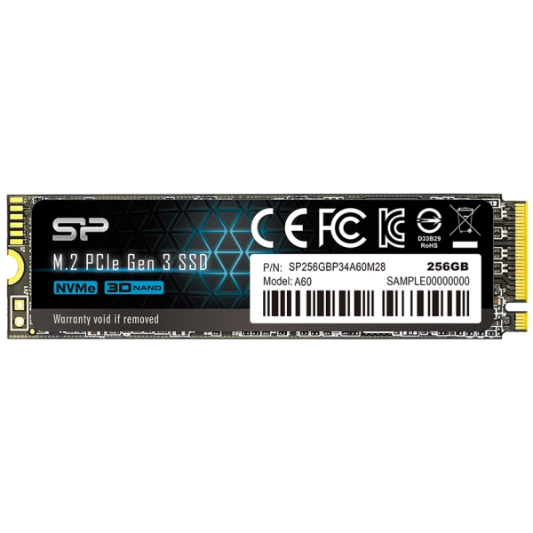 SSD Silicon Power PCIe Gen3x4 P34A60 SP256GBP34A60M28