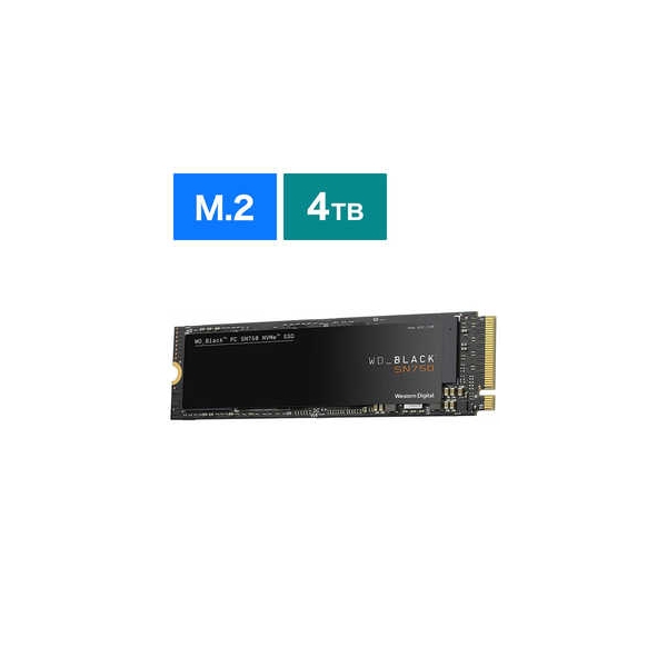 SSD WESTERN DIGITAL WD Black SN750 NVMe WDS400T3X0C