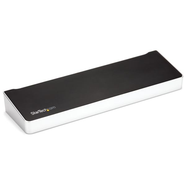 USB Hub StarTech.com DK30CH2DEP Black & Silver USB Hub