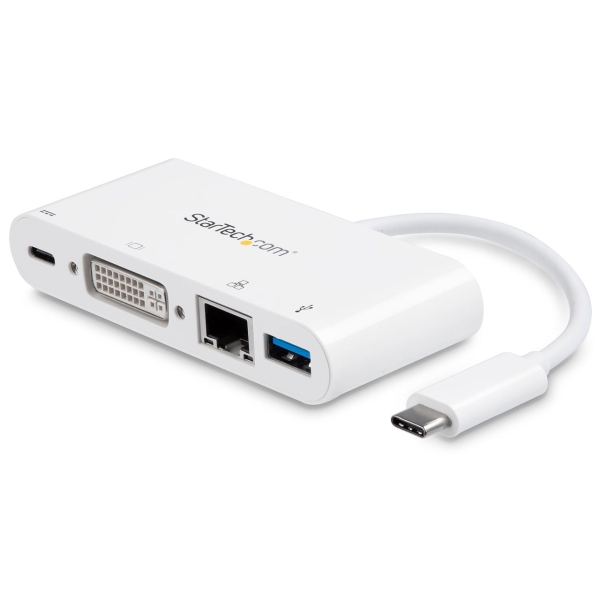 StarTech.com DKT30CDVPD White USB Hub