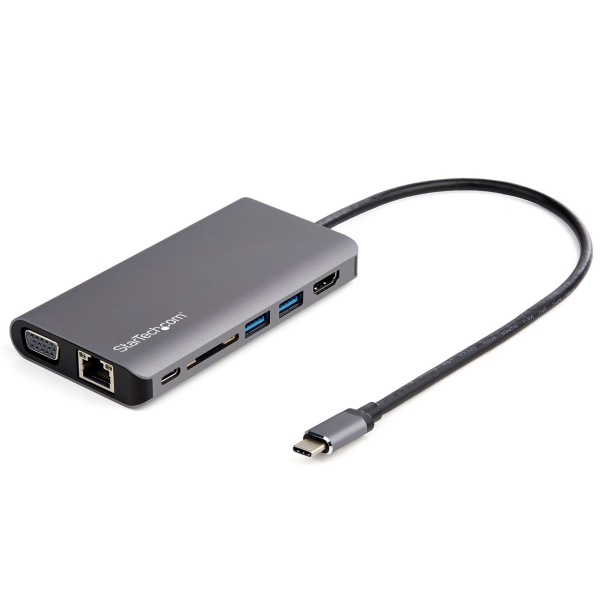 StarTech.com DKT30CHVAUSP black & space gray USB Hub