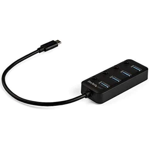 USB Hub StarTech.com HB30C4AIB Black USB Hub