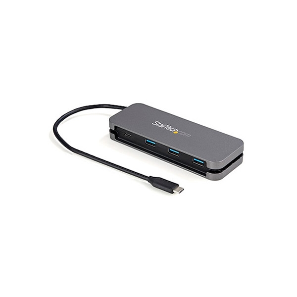 StarTech.com HB30CM3A1CB Black & Space Gray USB Hub