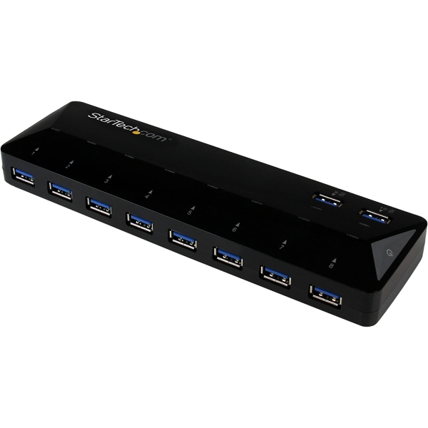 USB Hub StarTech.com ST103008U2C Black USB Hub