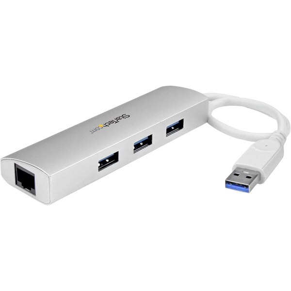 USB Hub StarTech.com ST3300G3UA Silver&White USB Hub