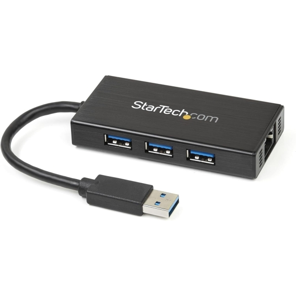 StarTech.com ST3300GU3B Black USB Hub