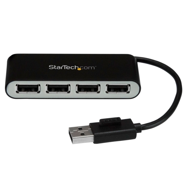 StarTech.com ST4200MINI2 Black&Silver USB Hub