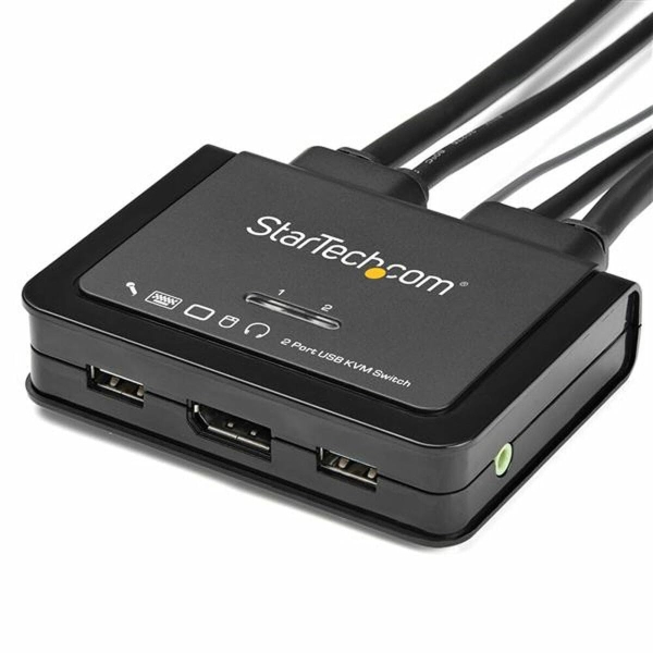 StarTech.com SV211DPUA4K black KVM