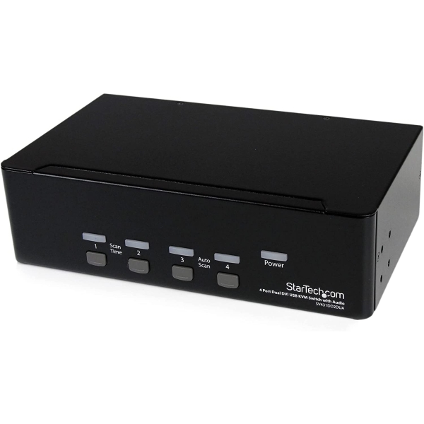 KVM StarTech.com StarTech.com SV431DD2DUA Black KVM