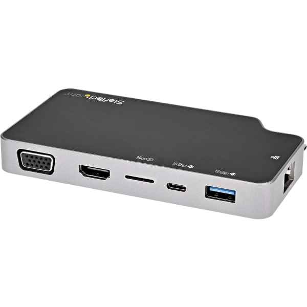 StarTech.com CDP2HVGUASPD Black & Gray USB Hub