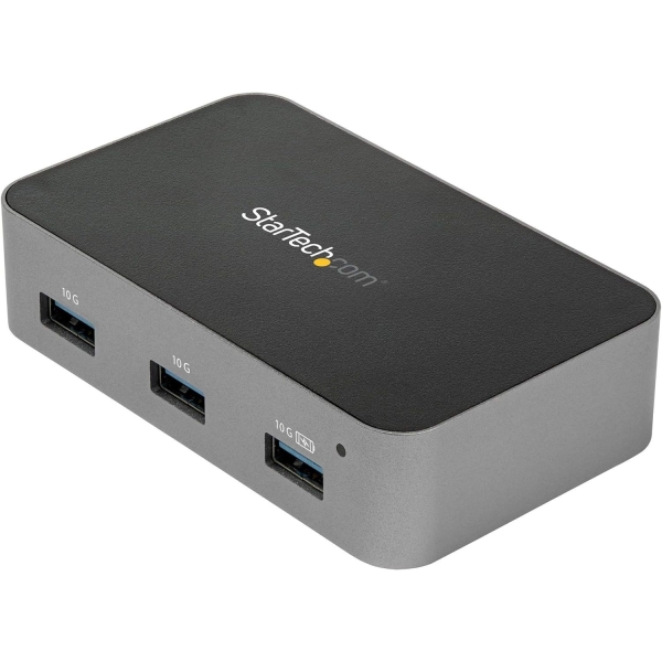 StarTech.com HB31C4AS Black & Space Gray USB Hub