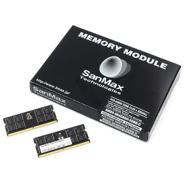 sun max 2x SMD5-S64G88H-56BB-D SODIMM DDR5 PC5-44800 32GB Memory