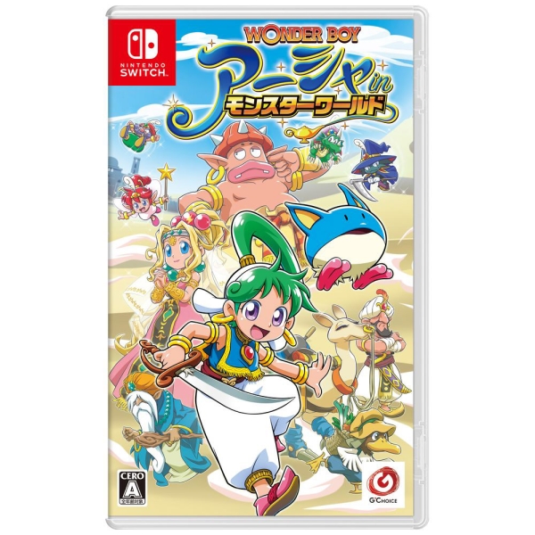 Art Dink Wonder Boy Asha Inn Monster World Normal Edition Switch