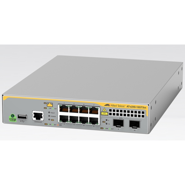 Switching HUB Allied Telesis CentreCOM AT-x240-10GTXm Computers Networking