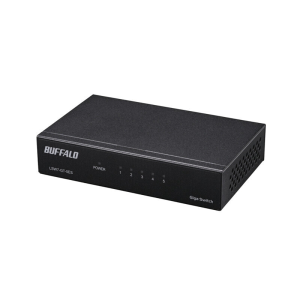 Switching HUB Buffalo LSW7-GT-5ES/BK black Computers Networking