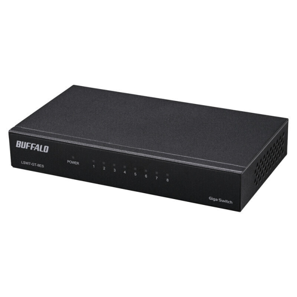 Switching HUB Buffalo LSW7-GT-8ES/BK Black Computers Networking