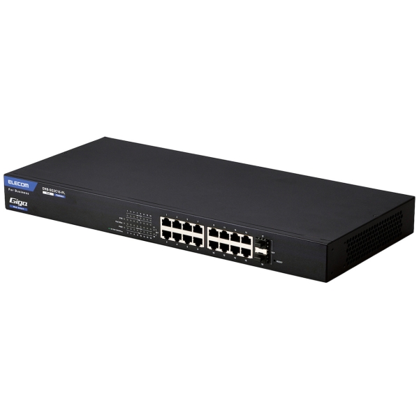 Switching HUB ELECOM EHB-SG2C16-PL Black Computers Networking