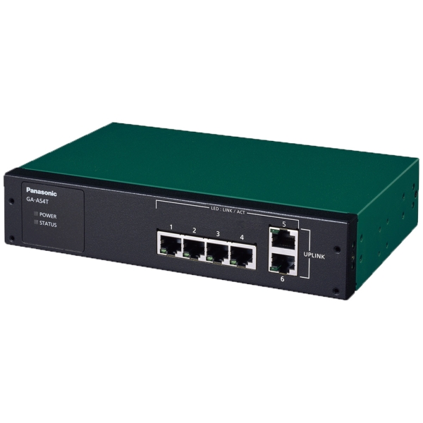 Switching HUB Panasonic GA-AS4T PN25041B3 green/black Computers Networking