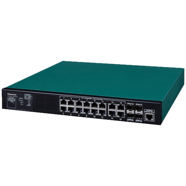 Switching HUB Panasonic GA-ML12THPoE+ PN261294B3 Green/Black Computers Networking