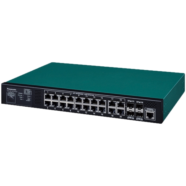 Switching HUB Panasonic GA-ML16TCPoE+ PN261692B3 green/black Computers Networking