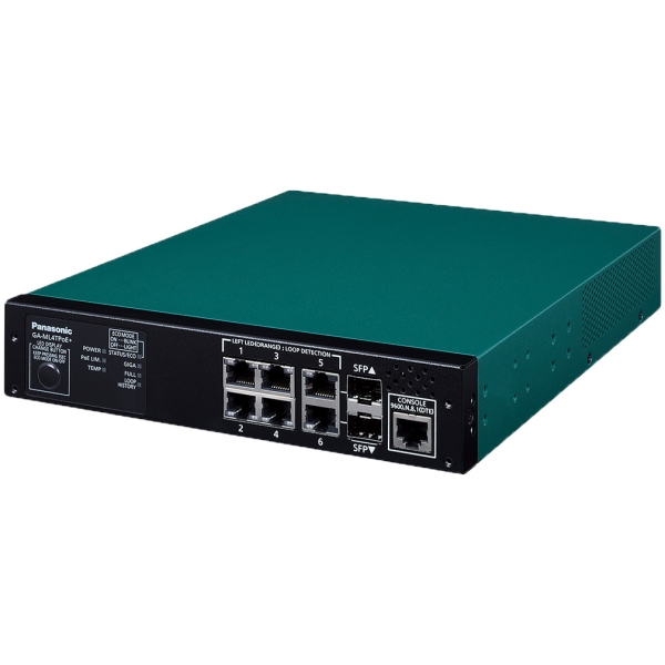 Switching HUB Panasonic GA-ML4TPoE+ PN260493NB3 green/black Computers Networking