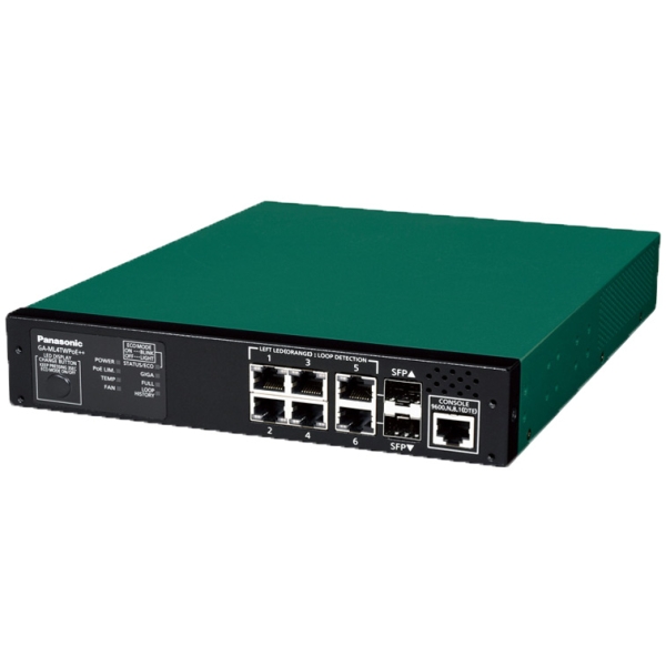 Switching HUB Panasonic GA-ML4TWPoE++ PN260496B3 Green/Black Computers Networking