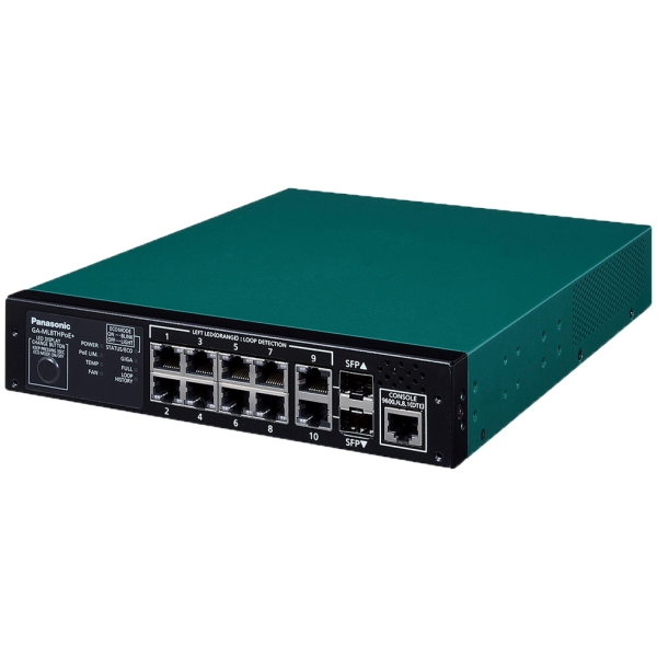 Switching HUB Panasonic GA-ML8THPoE+ PN260894B3 green/black Computers Networking