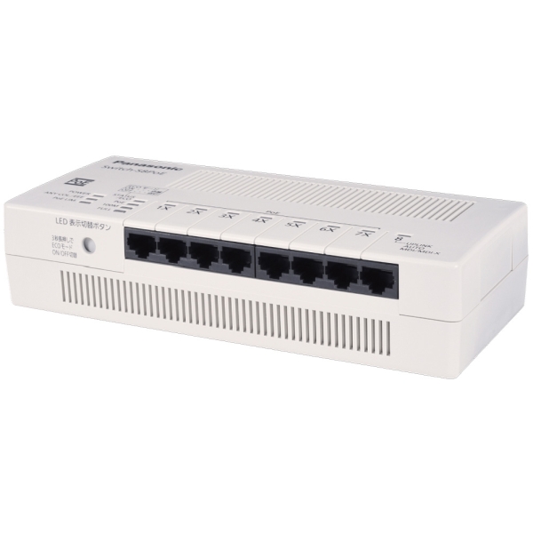 Switching HUB Panasonic Switch-S8PoE PN210899B3 Satin Gray Computers Networking