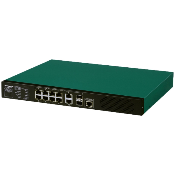 Switching HUB Panasonic XG-M8TPoE+ PN83089B3 green/black Computers Networking