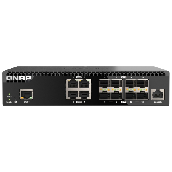 Switching HUB QNAP QSW-M3212R-8S4T Computers Networking