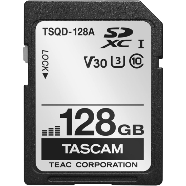 TASCAM TSQD-128A 128GB SD Card