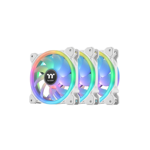 Case Fan Thermaltake SWAFAN 12 RGB Radiator Fan TT Premium Edition White 3Pack CL-F145-PL12SW-A white Case Fan