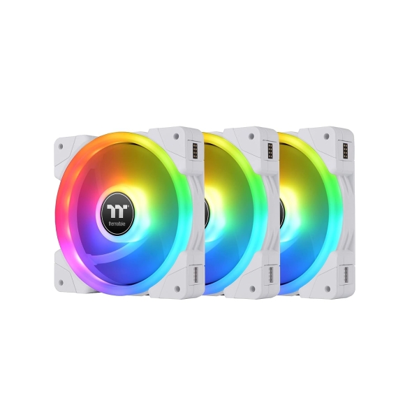 Case Fan Thermaltake SWAFAN EX12 RGB White 3-Fan Pack CL-F161-PL12SW-A white Case Fan