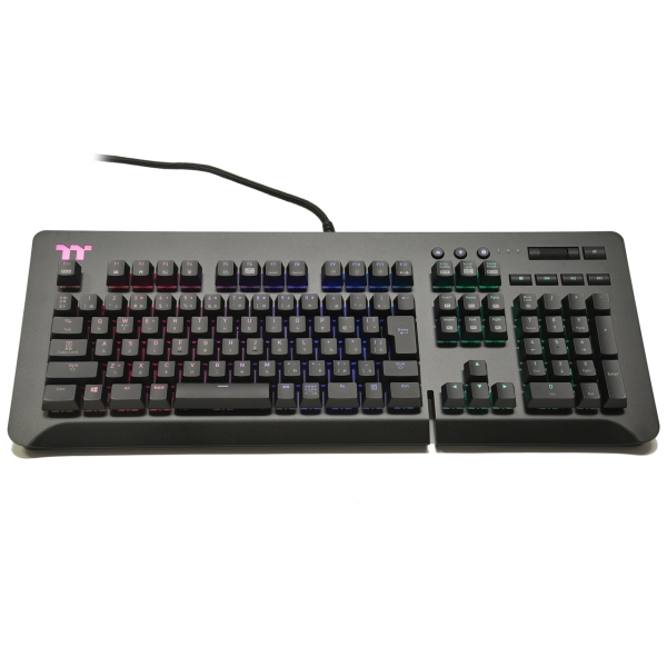 Keyboard Thermaltake TT GAMING LEVEL 20 GT RGB Cherry MX Blue GKB-LVG-BLBRJP-01 Black