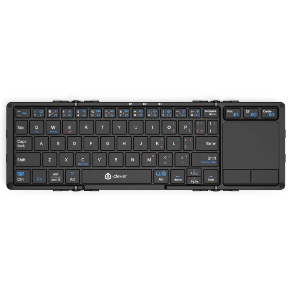 Keyboard Thousand Shores iClever IC-BK08 dark gray