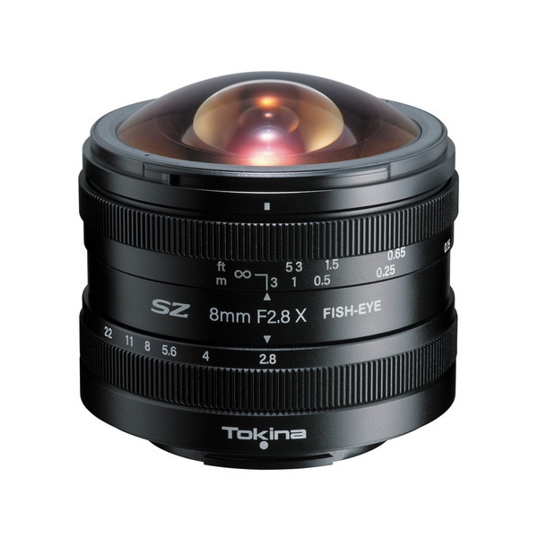 Camera Lens TOKINA SZ 8mm F2.8 FISH-EYE MF for Fujifilm Lense