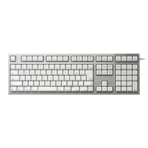 Keyboard TOPRE REALFORCE FOR MAC R2-JPVM-WH Super White + Silver