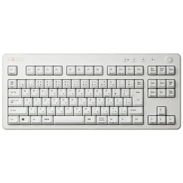 Keyboard TOPRE REALFORCE R3 R3HC23 SUPER WHITE/SUPER WHITE