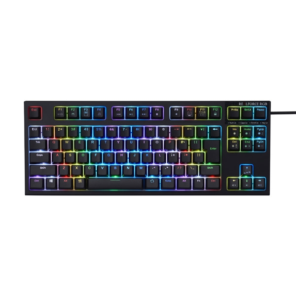 Keyboard TOPRE REALFORCE RGB TKL R2TLA-JP4G-BK