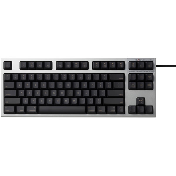 Keyboard TOPRE REALFORCE TKL SA for Mac R2TLSA-US3M-BK Black+Silver