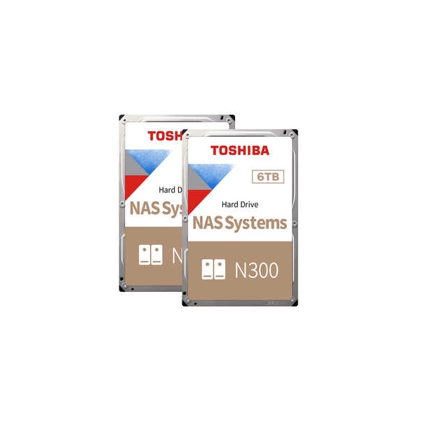 TOSHIBA N302A06-HDWG760UZSVA 2 Units Set 6TB SATA600 7200 Internal Hard Drive