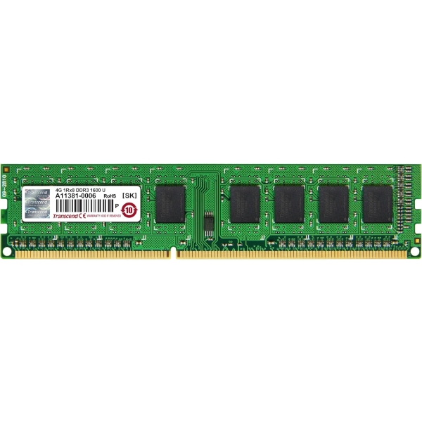 Transcend JM1600KLH-4G DDR3 PC3-12800 4GB Memory