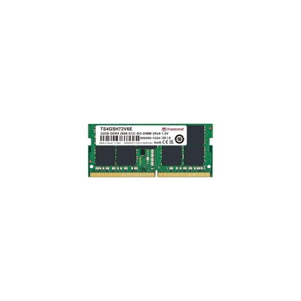 Transcend TS4GSH72V6E SODIMM DDR4 PC4-21300 32GB ECC Memory