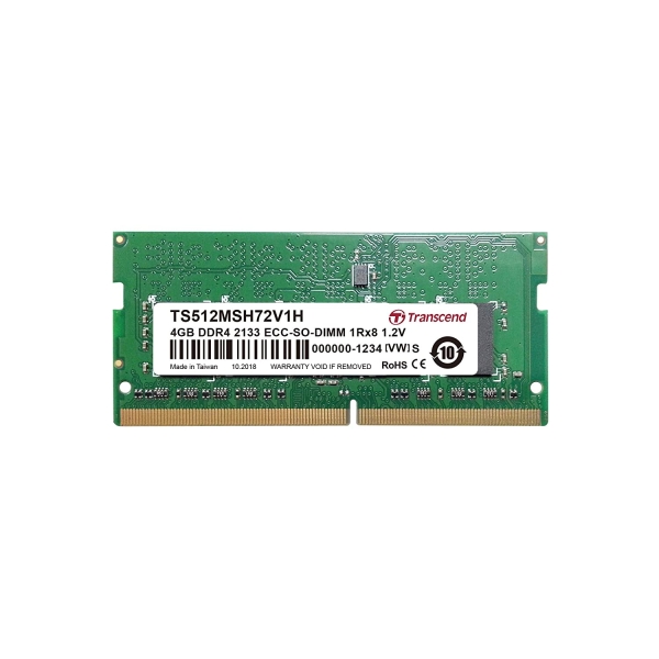 Memory Transcend TS512MSH72V1H S.O.DIMM DDR4 PC4-17000 4GB ECC