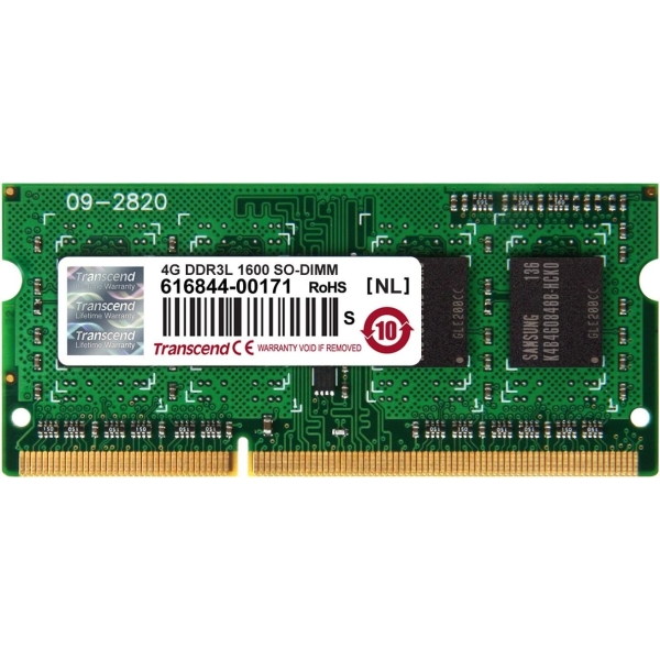 Memory Transcend TS512MSK64W6H S.O.DIMM DDR3L PC3-12800 4GB