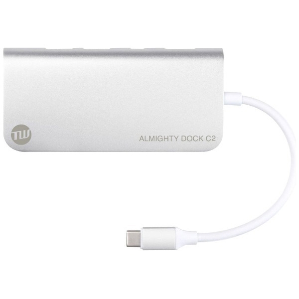 USB Hub Tuneware ALMIGHTY DOCK C2 TUN-OT-000041 Silver USB Hub