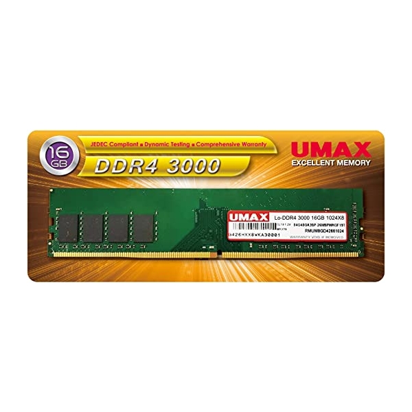 Memory UMAX UM-DDR4S-3000-16GB DDR4 PC4-24000 16GB